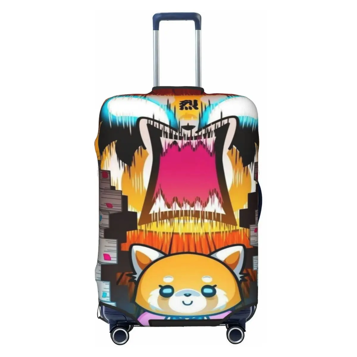 

Custom Aggressive Retsuko Cartoon Luggage Cover Funny Suitcase Protector Covers Suit For 18-32 inch