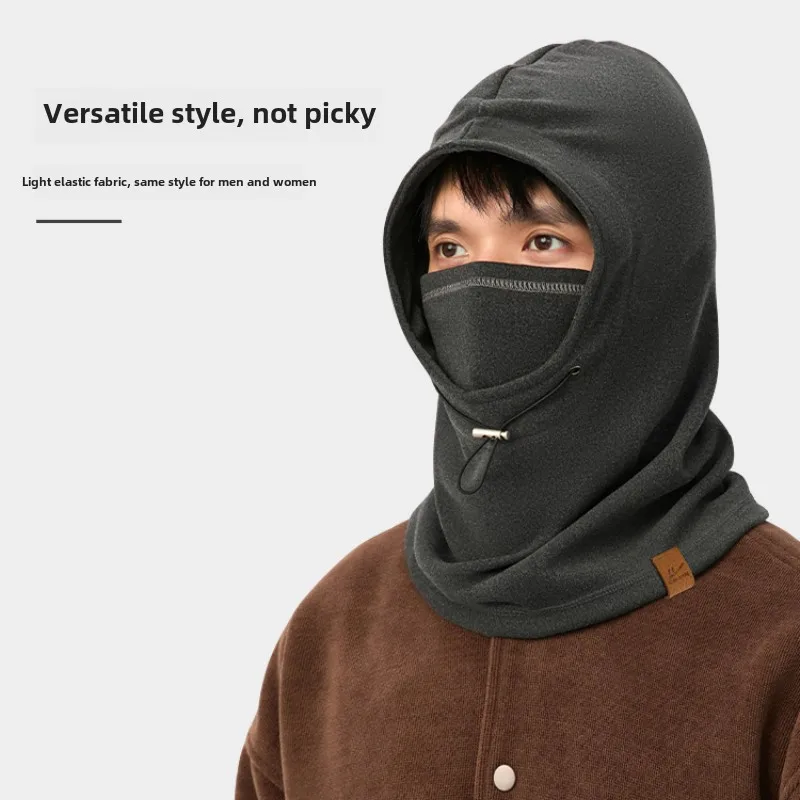 

XL hat, scarf, integrated men's and women's winter electric vehicle riding, warm, windproof and cold-proof, mask head