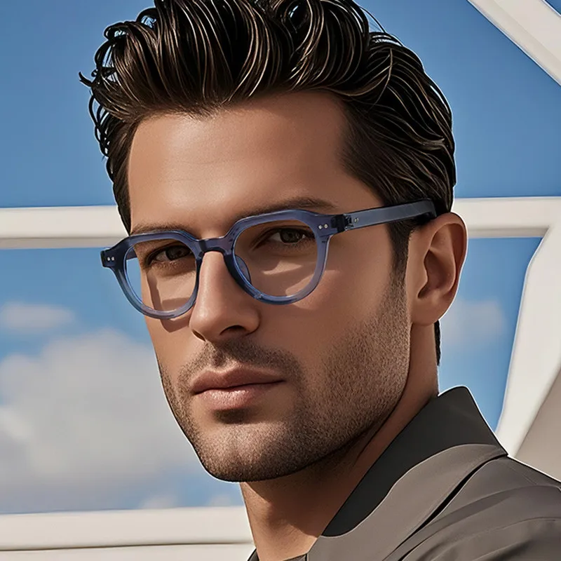 Neue Mode Vintage Quadratischen Nieten Blau Licht Blockieren Gläser Frauen Luxus Designer Computer Spielen Spiele Augenschutz Brillen