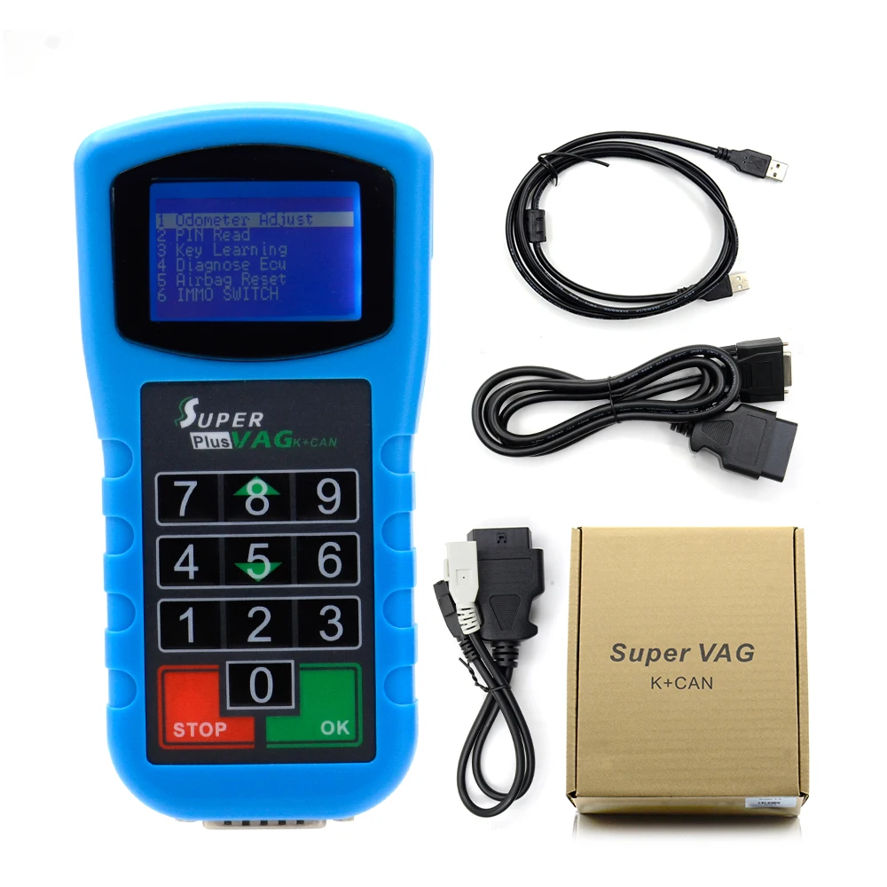 OBD2 VAG Diagnostic Scanner Tool with CAN Plus 2.0, Full-System Audi & Volkswagen Key Programming Support