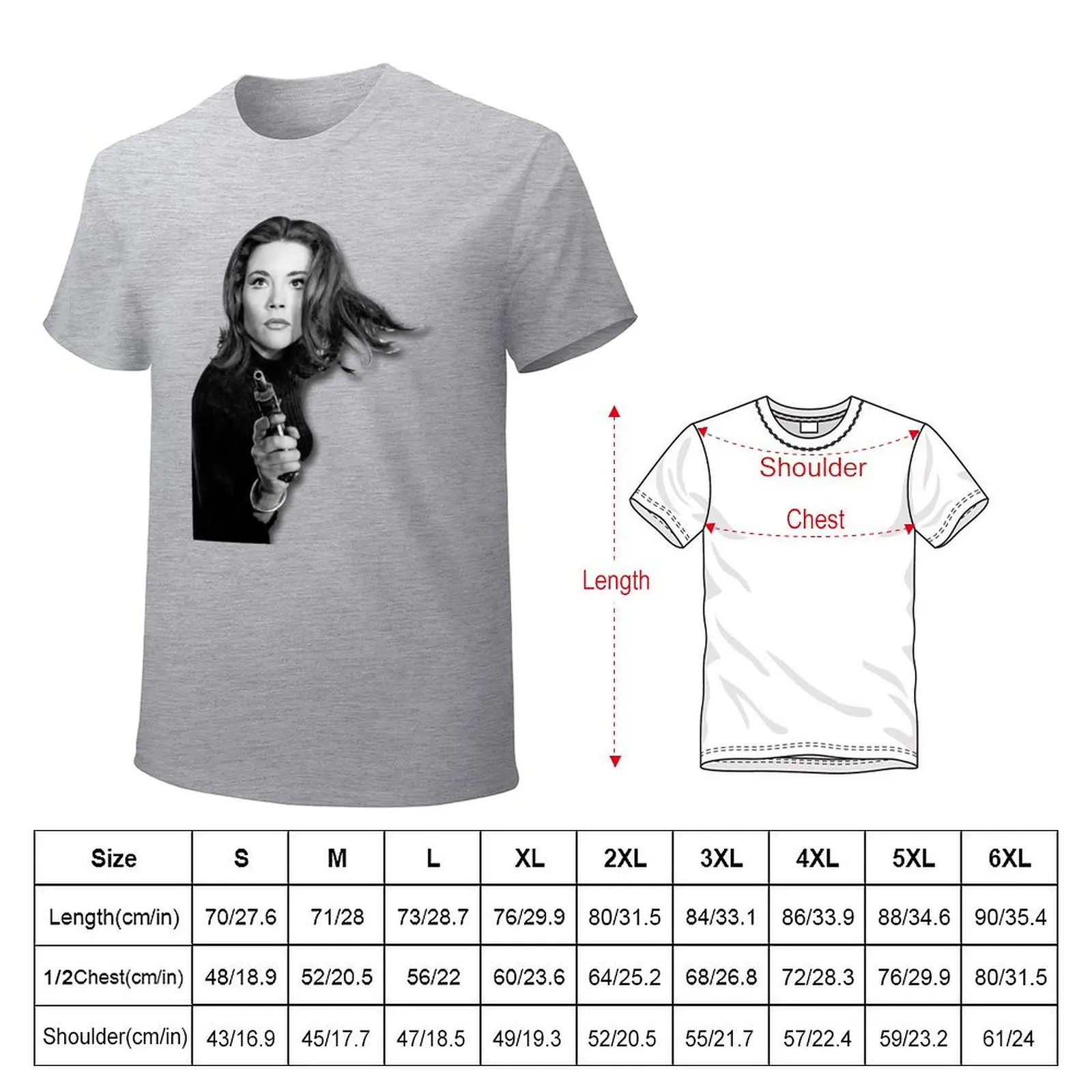 Emma Peel Shirt, Shirt Retro 70s 80s 90s ,TV Series T-shirt vintage sweat oversized t shirt men