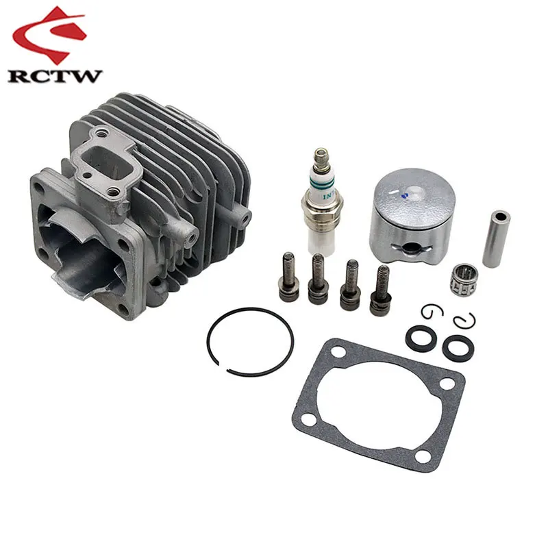 

High-Quality 26CC Cast Cylinder Spark Plug Piston Kit for 1/5 HPI ROVAN KM BAJA LT FG GoPed RedCat TSRC XJM Topspeed Engine Part