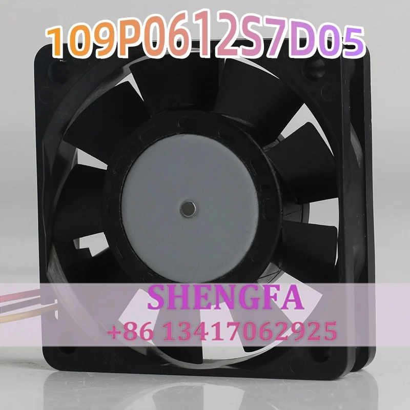 Cooling fan Sanyo 5V 24V 48V 6015 60X60X15MM 6cm Server dual ball chassis Alarm High air volume 109P0612S7D05 DC 12V 0.15A