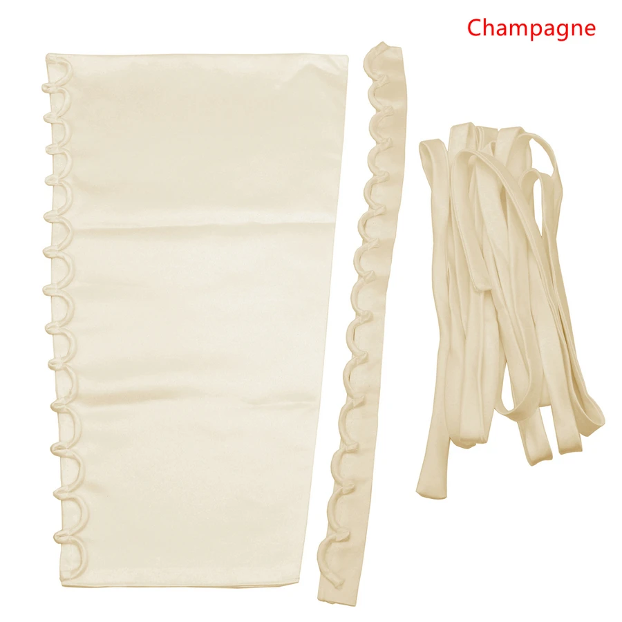 Lot De 2 Boucles De Corset En Satin Réglable - Kit Remplacement Fermeture Éclair Robe Mariée Blanche