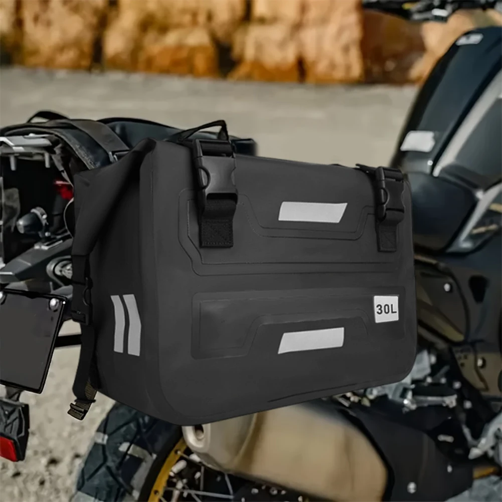 

30L Motorcycle Saddle Bag Multifunction Travel Camel Bag Wear Resist Motorcycle Side Bag Motorcycle Modification Accessories