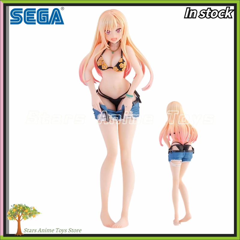 

Original SEGA Luminasta My Dress Up Darling MARIN KITAKAWA First Tailored Anime Handheld Model Collection Toy