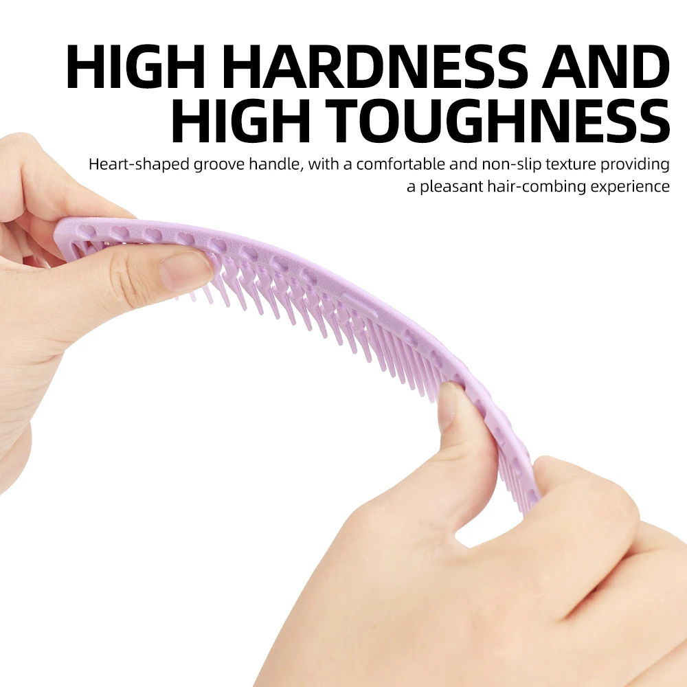 

Professional Hair Comb Fine & Wide Tooth Design Heat Resistant for All Hair Types Salon Home Hairdressing Tools for Men Women