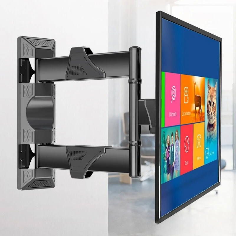 LCD TV wall wall hanging stretching left and right monitor shaking