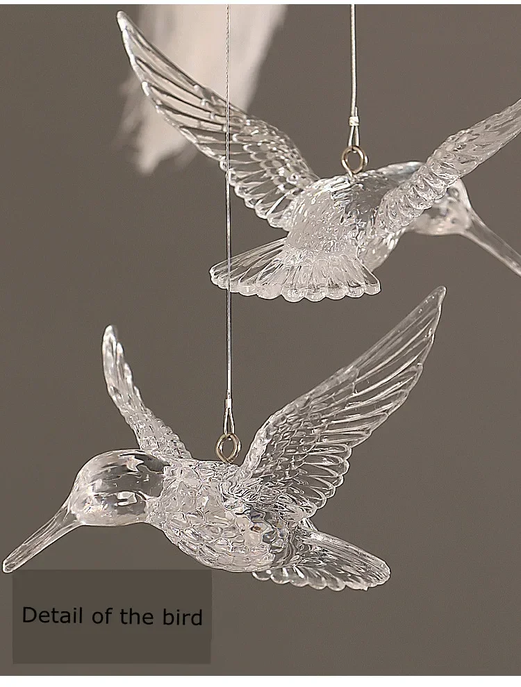 

Nordic Post-Modern Light Luxury Ostrich Feather Chandelier Creative Personality Romantic Princess Bedroom Lamps