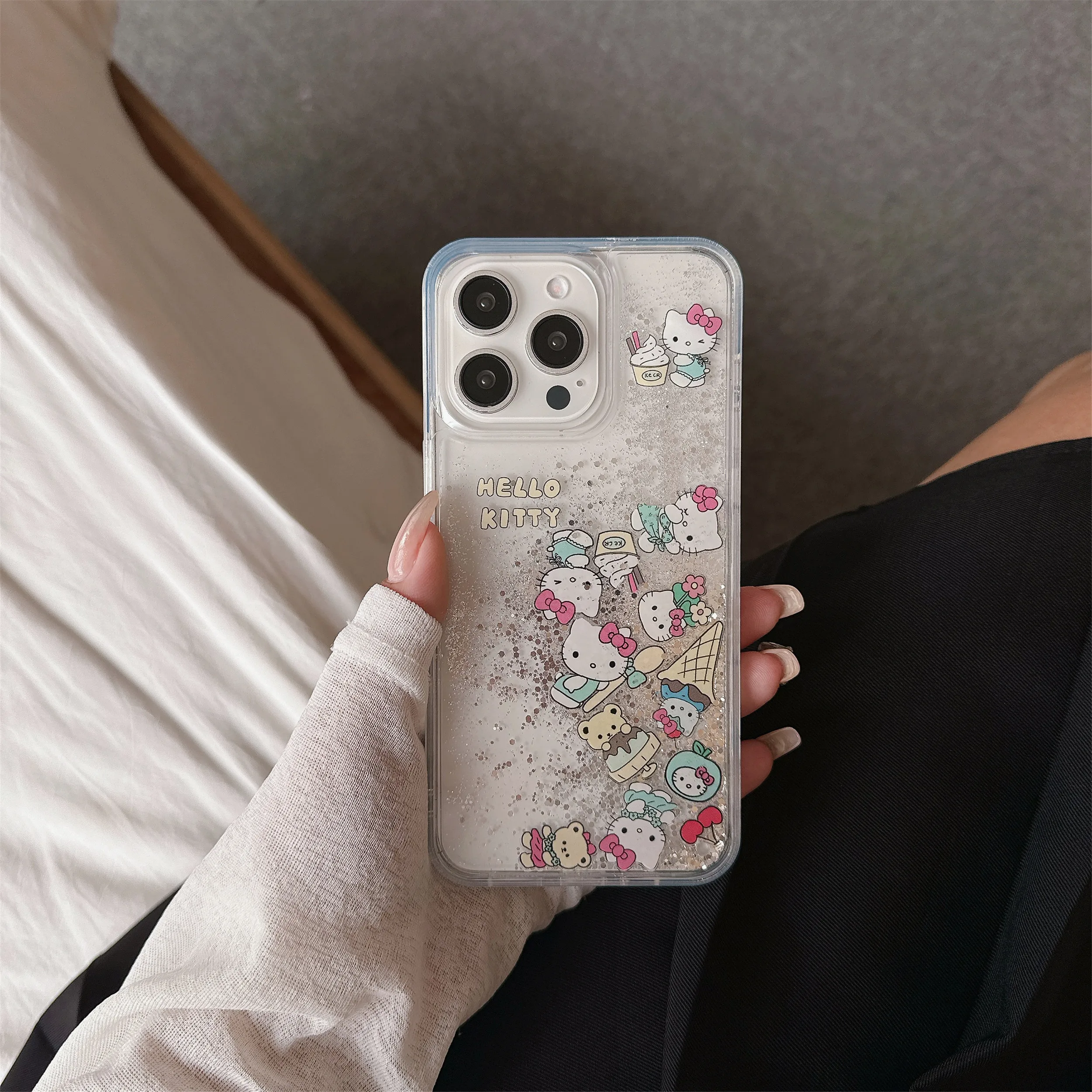 Mickey Mouse Toy Story Hello kitty Animation Disney Cartoon Phone Case For iPhone 11 12 13 14 15 Pro Max Plus Anti-drop Case