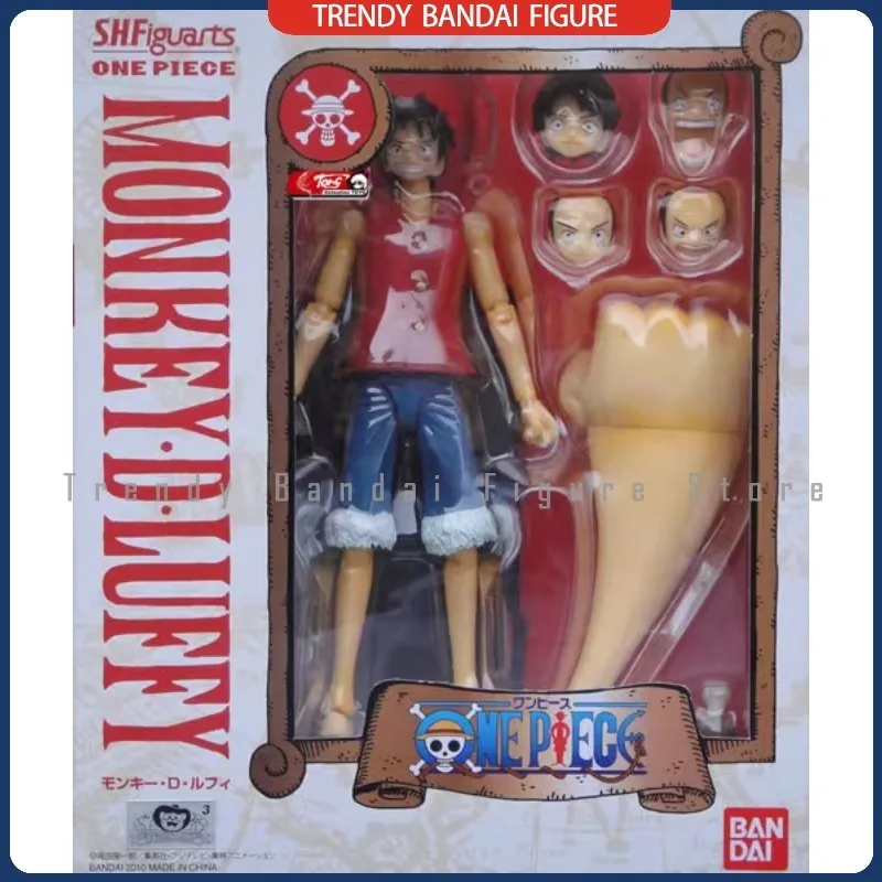 Op voorraad Bandai SHF One Piece Luffy S.H.Figuarts Action Figure Anime Model Speelgoed Hobby