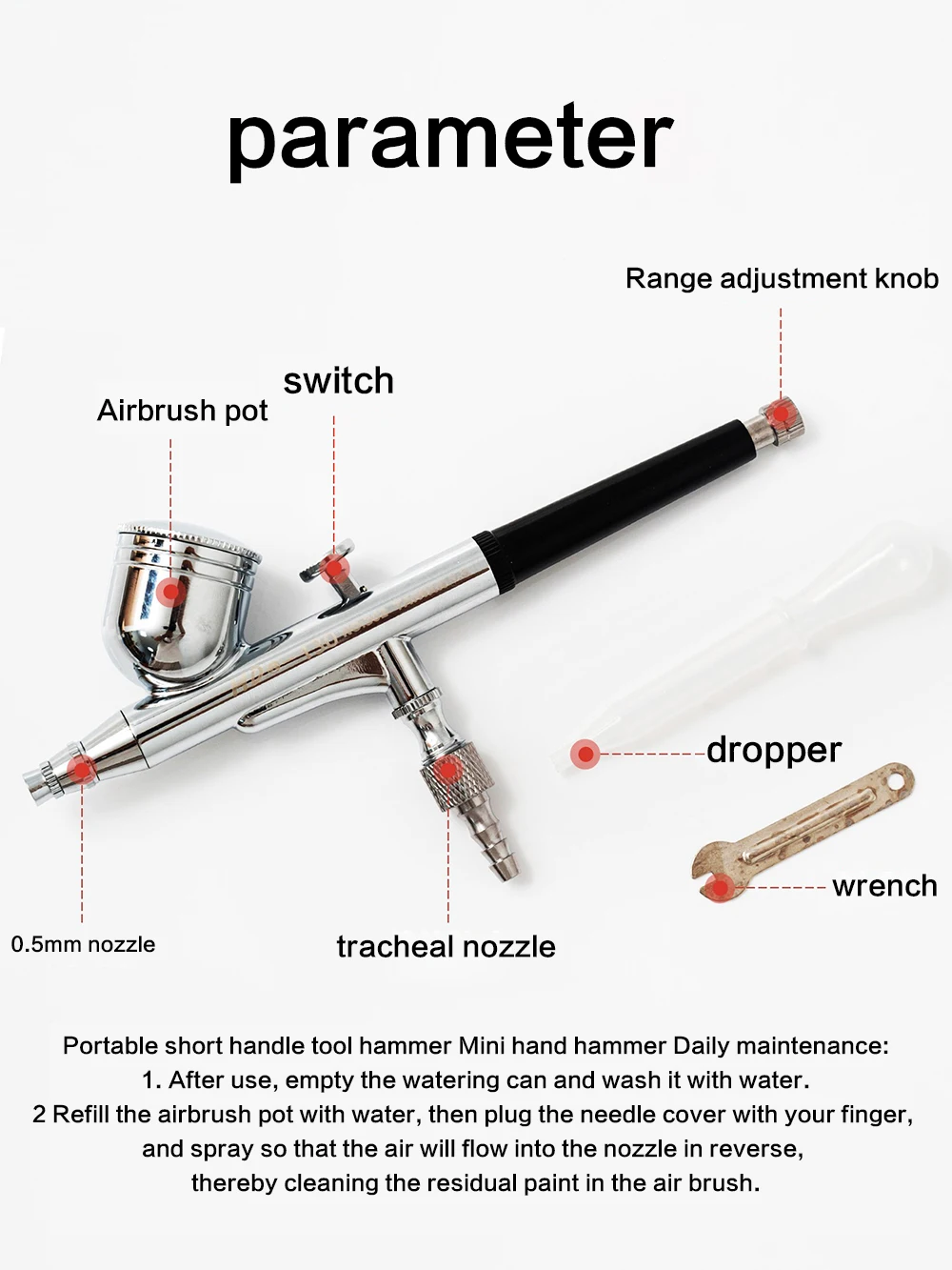 Pottery Airbrush Detail Glaze Sprayer Partial Glaze Blower Glaze Applying Tool Glaze Blowing Paint Coloring Airbrush