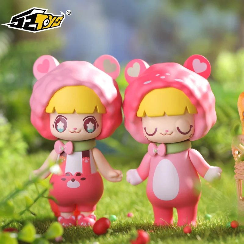 52 لعبة كيمي آند ميكي طبعة محدودة الفراولة الدب هدية صندوق لعبة عصرية لطيف أنيمي عمل الشكل Kawaii نموذج الفتيات هدية عيد ميلاد #1