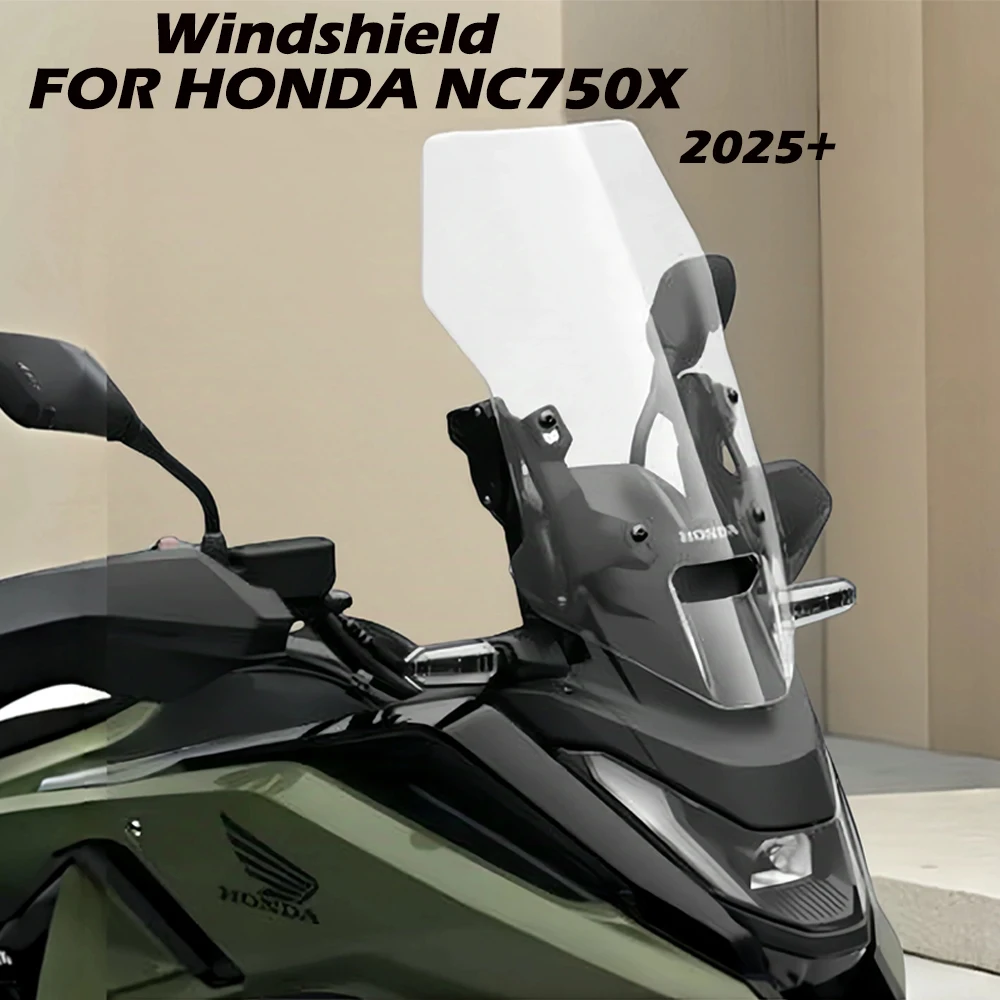 

2025 NC750X Windshield Motorcycle Height Raising Front Windshield For HONDA NC 750X NC750 X 2025+Accessories Windshield