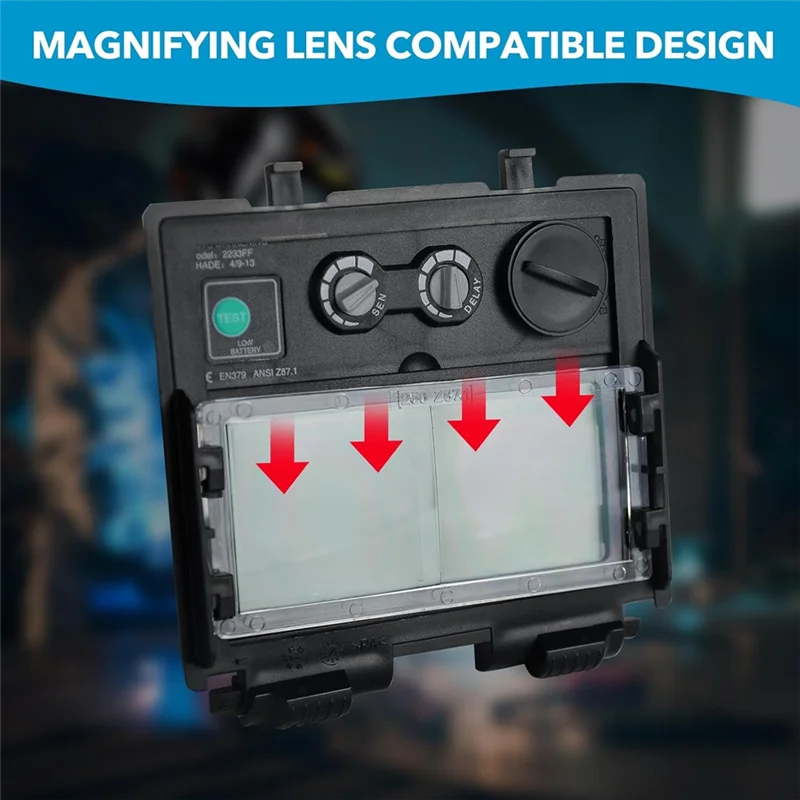 AC23-3Pcs خوذة لحام عدسة مكبرة 2.5 الديوبتر حماية العين لحام الملحقات المكبر الغشاش عدسة