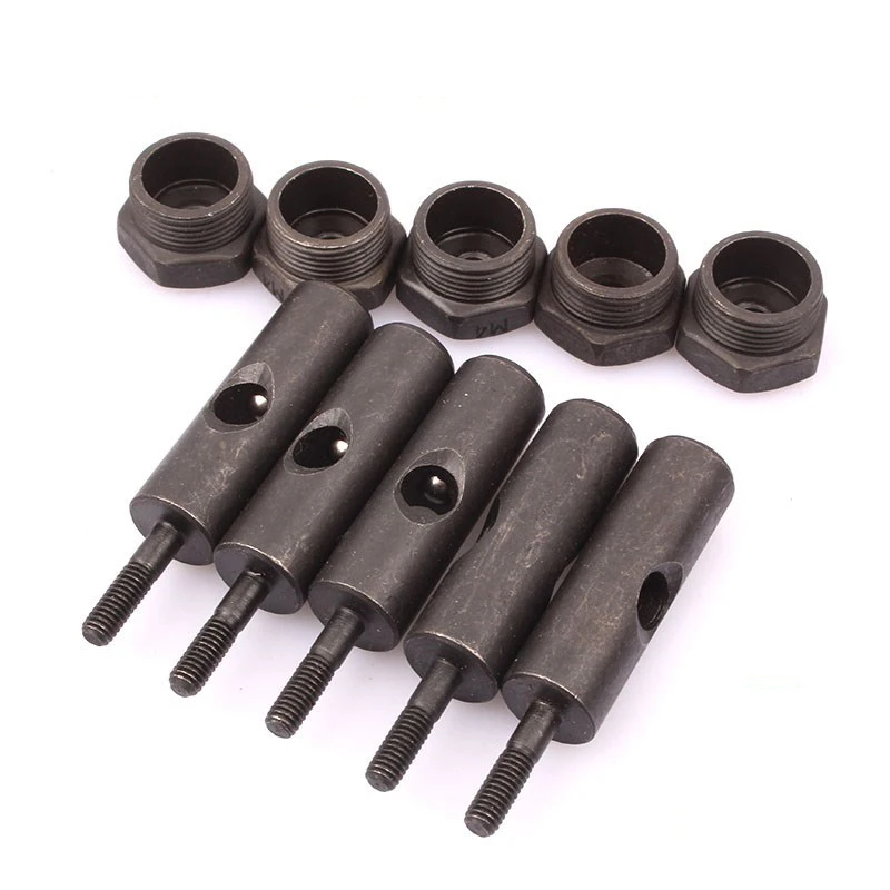M3-M12 1/4-20 Manual Nut Rivet Gun Nose Assembly Piece Hand Riveter Tool Head Tips Mandrel Alloy Steel Pull Rod Nuts