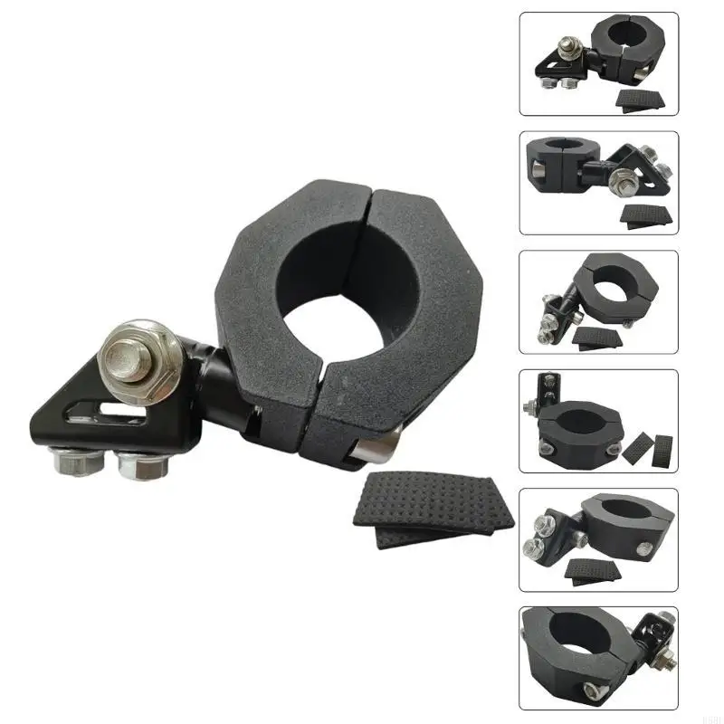 D5BE Motorbike Modification Accessories Auxiliary Lamp Clamp Holder Motorcycle Bracket Handlebar Mounting Bracket