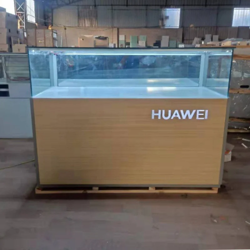 custom.Manufacturers Custom Modern Jewelry Display Glass Cabinet Mobile Phone Store Mobile Counter