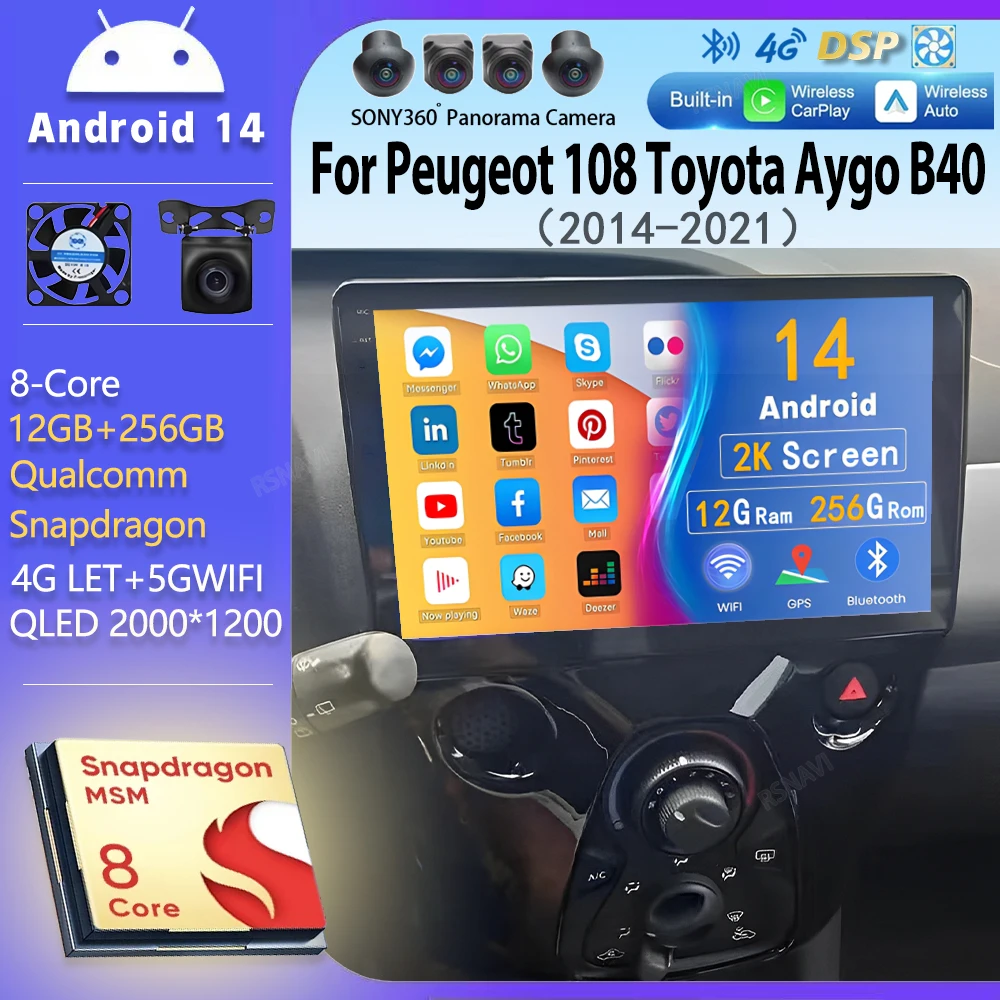 Android 14 Car Radi… - image