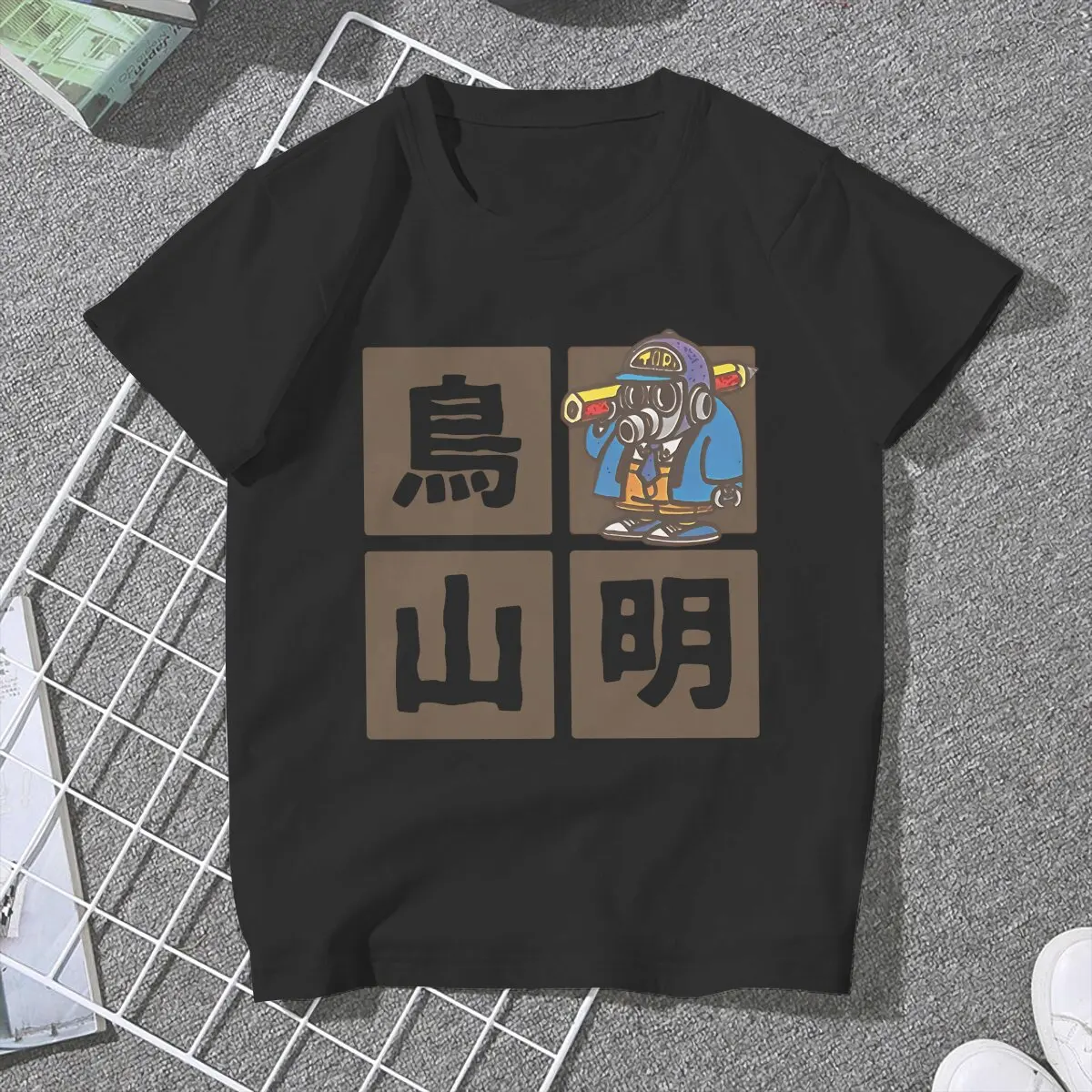 Toriyama Basics Women Clothing Dr. Slump Graphic Female Tshirts Vintage Graphic Loose Tops Tee Kawaii Girls Streetwear