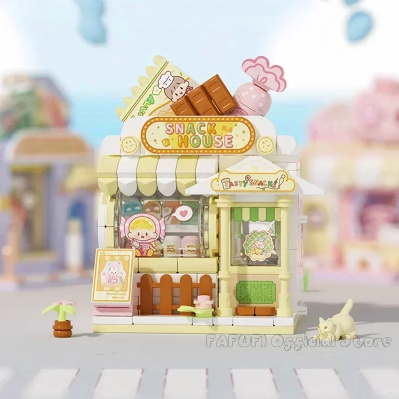 Finding Unicorn zZoton Featured Street View Shop Series Blind Box Toys Doll Anime Action Figure Desktop Ornament Gift Collection