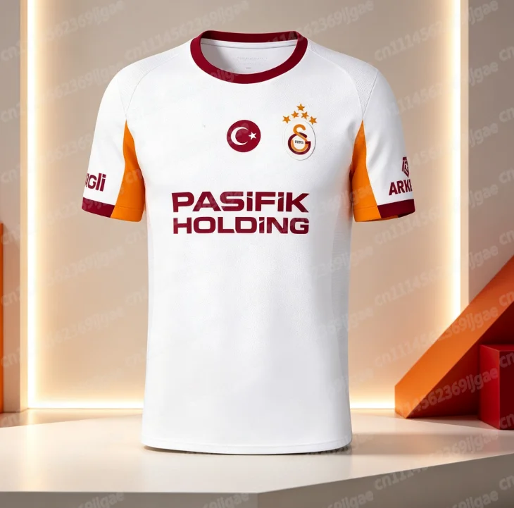 Galatasaray, Türkei 2026 Bestseller Fußballtrikot Sommer-Sport-Oversize-T-Shirt Schnelltrocknend Familienoutfit – Detail 4