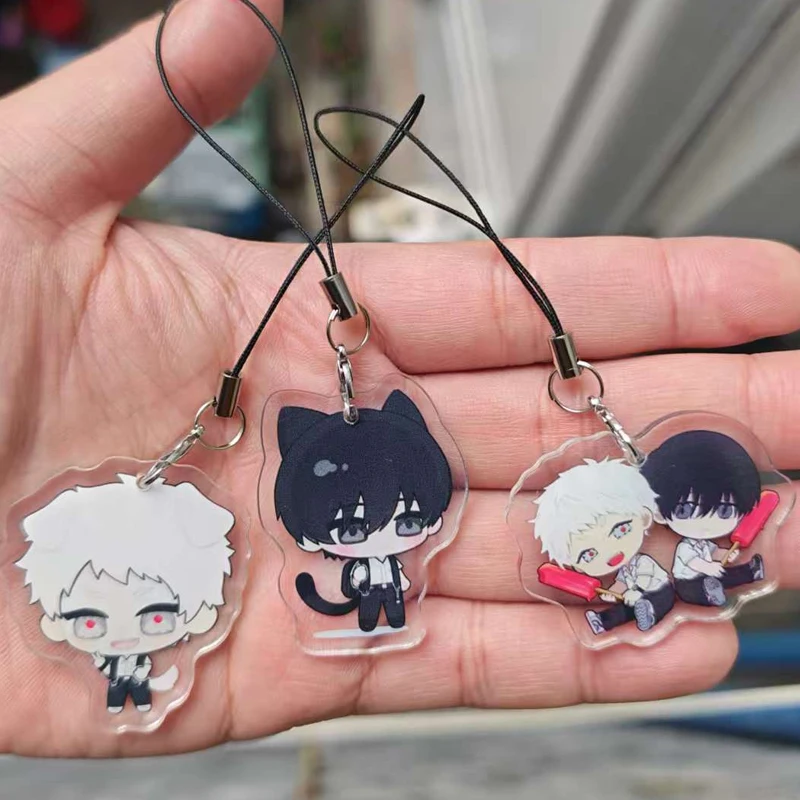 3Pcs/Pack 2026 Cute Cartoon Mobile Phone Case Strap Key Chains Bag Pendant Decoration DIY Phone Short Lanyard Handmade Jewelry