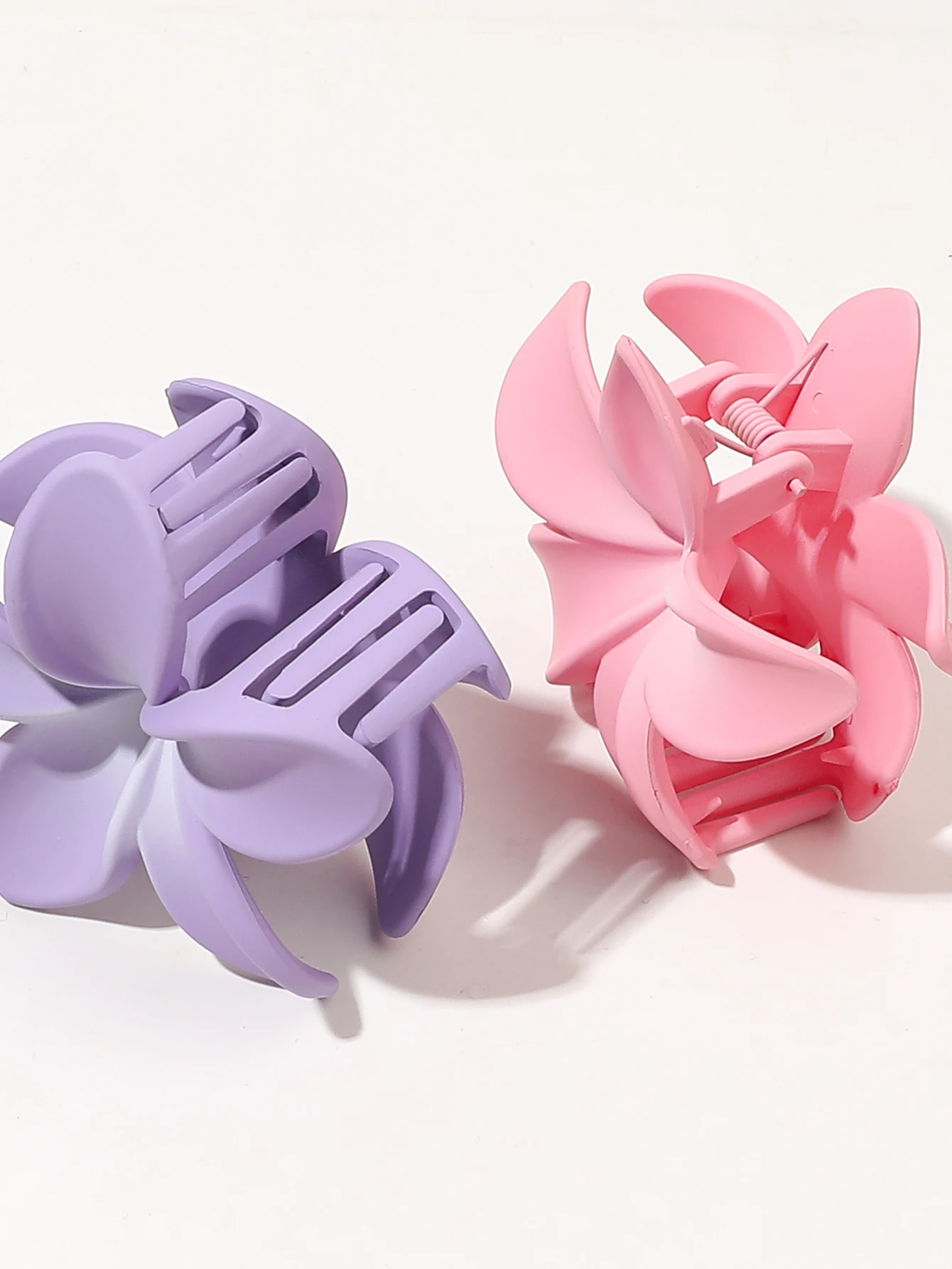 6Pcs Flower Hair Claw Clips,Hawaiian,Cute Banana Clip for Thick Thin Hair,Accessories for Women Girls Holiday Gifts