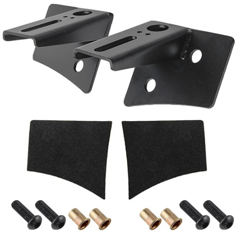 

LED Light Windshield Mount Brackets For Jeep Wrangler TJ 1987-2006 W/Screw-A99D