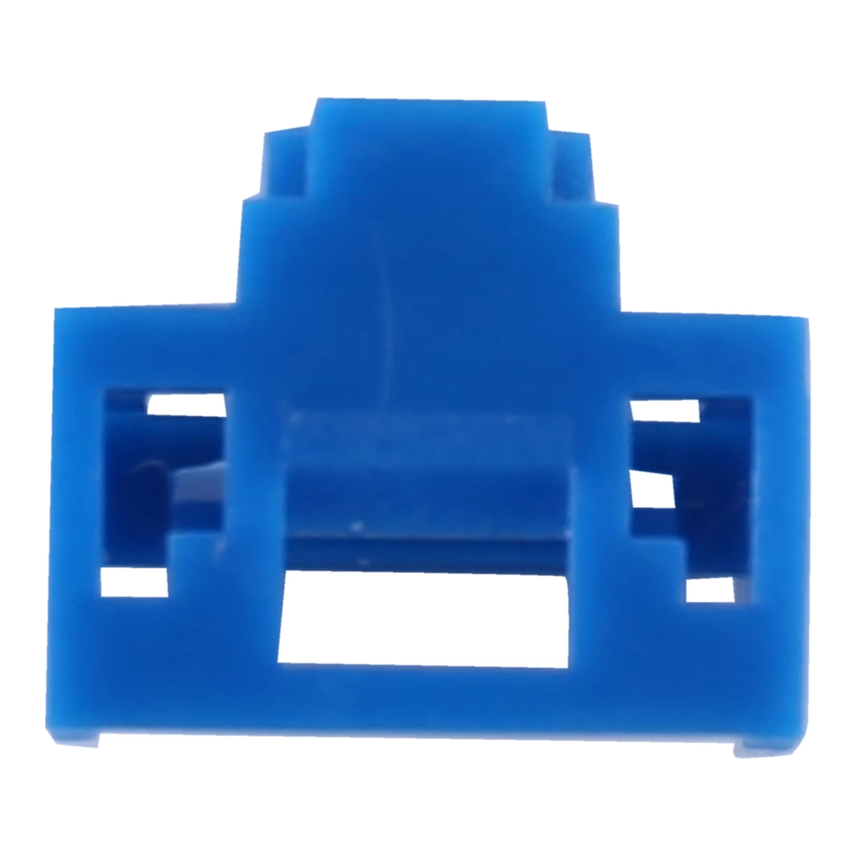 Cubierta de enchufe antipolvo para Hub Ethernet LAN, Protector de bloqueo con cerradura y llave patentada, RJ45, azul, 100 piezas