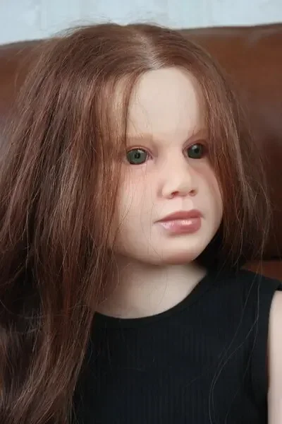 DLS 42 بوصة/4 كجم طقم غابرييلا ضخم لحديثي الولادة مع جسم من القماش مع موصلات