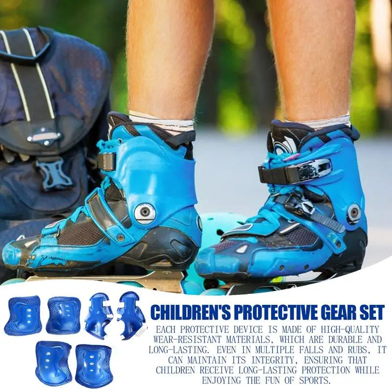 Protective Gear Set For Boys Riding Sports Protective Pads For Knee Kids Riding Sports Protective Gear Kit For Roller Skates