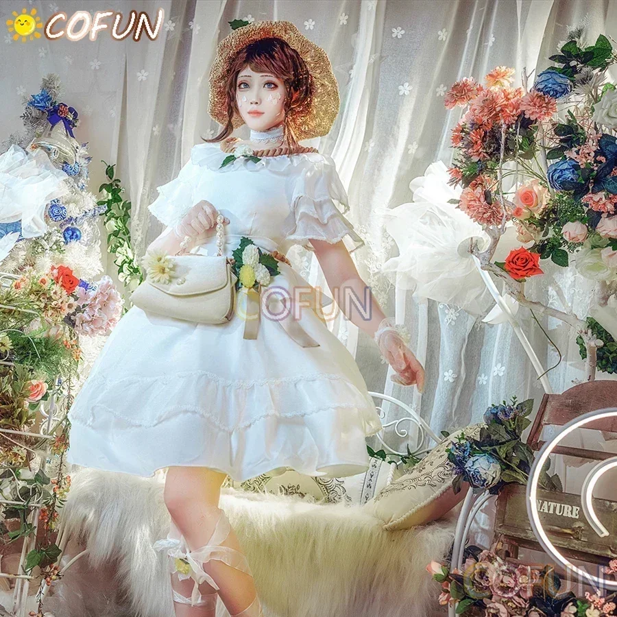 

Костюм для косплея COFUN Game Identifier V: Эмма Уудс, садовница, костюм для косплея «Ожидание ветра», униформа для ролевых игр в стиле Лолита, 2023