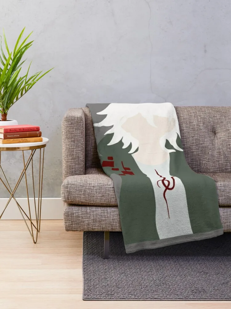 Minimalistic Nagito Komaeda Throw Blanket Baby Loose Retros Furrys Blankets