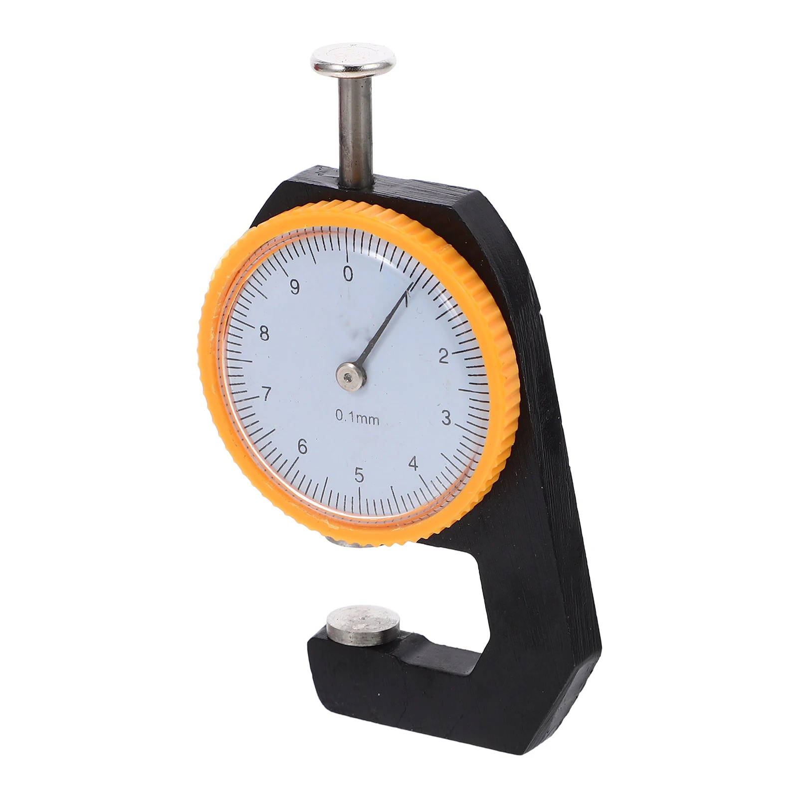 

Thickness Gauge Flat Head Dial Tester Precision Thickness Measuring Tool for Cloth Jewelry Metal Sheets 0-10mm Steel