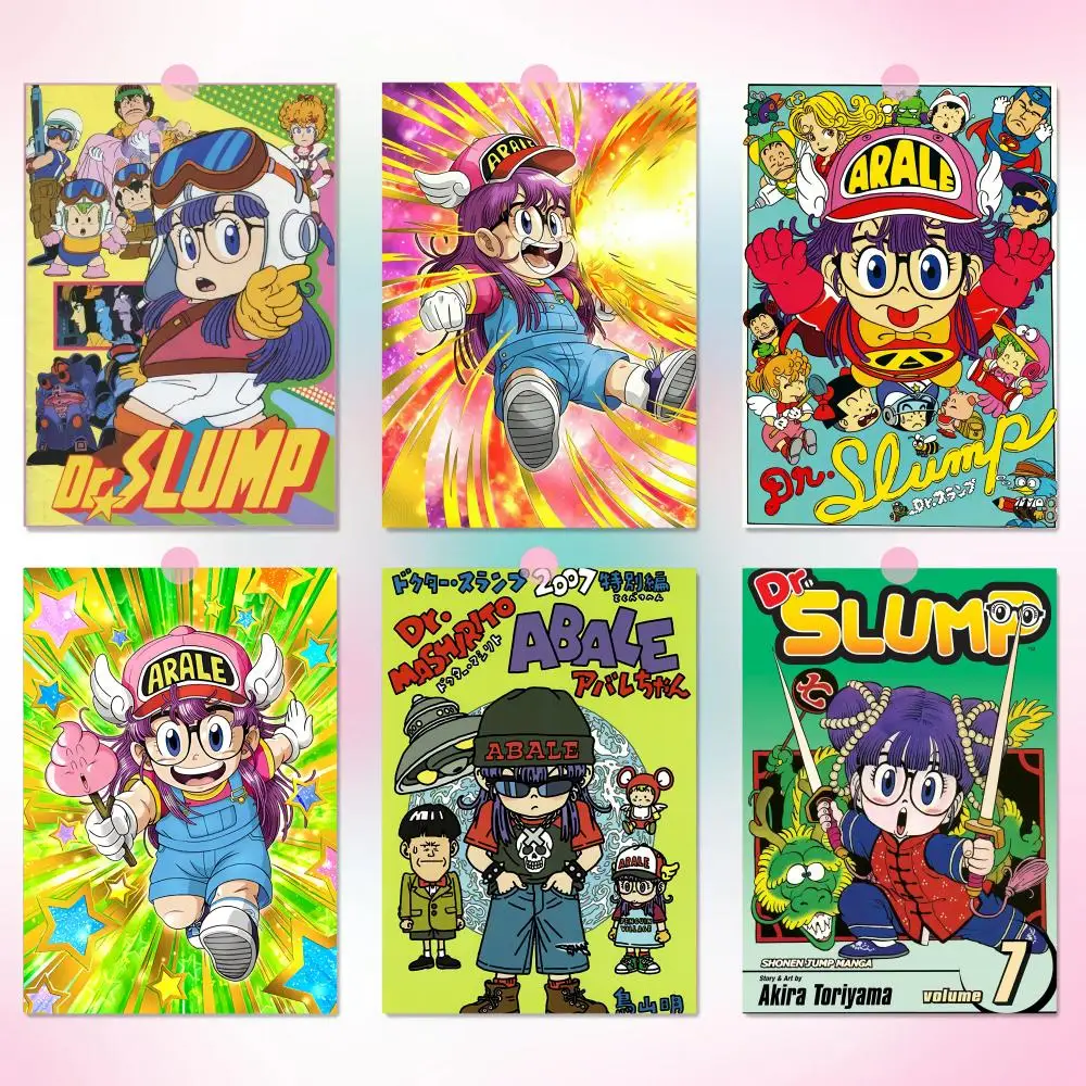 ملصق كارتون دكتور سلمب ارالي فني جداري متين عالي الدقة من مادة PVC - مقاوم للماء وقشر وعصا سهل التنظيف لشريط المنزل #1