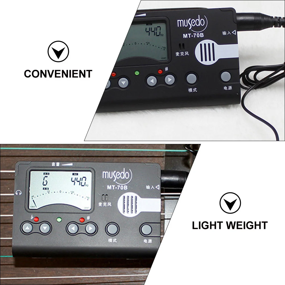 Tuner Guzheng Digital Metronome Tone Generator Chromatic Guitar Violin Instrument Electronic Accessory Ukulele Bass Tuning