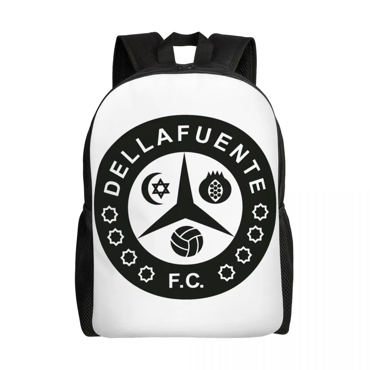 Custom Dellafuente F C Artwork Travel Backpack Women Men School Laptop Bookbag College Student Daypack Bags