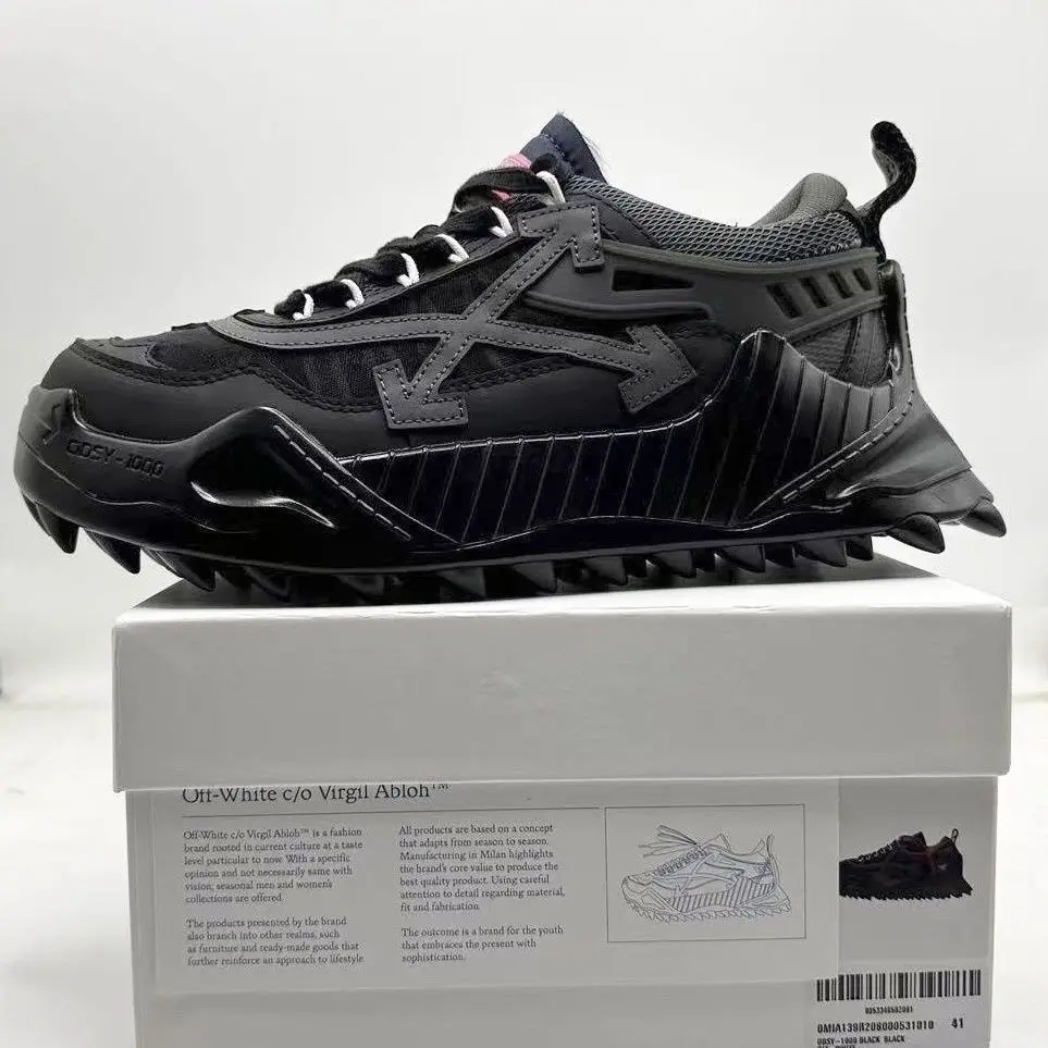 

2025SS Trendy Color Block Arrow Shoes Chunky Sole Shock-Absorbing Elevator Casual Unisex Dad Shoes