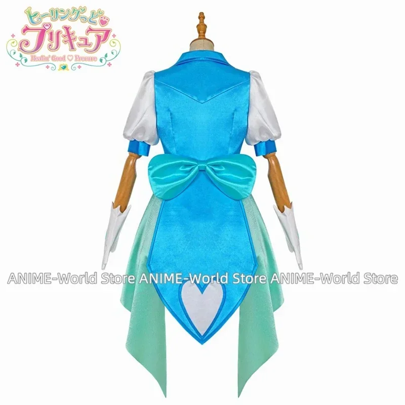 شفاء جيد جميل علاج Sawaizumi Chiyu/علاج فونتين تأثيري حلي كرنفال زي هالوين شعر مستعار عيد الميلاد زي