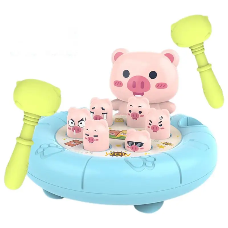 Hammering Pounding Toy Early Educational Interactive Hammering Toy No Electricity Required Developmental Toy Cartoon Animal