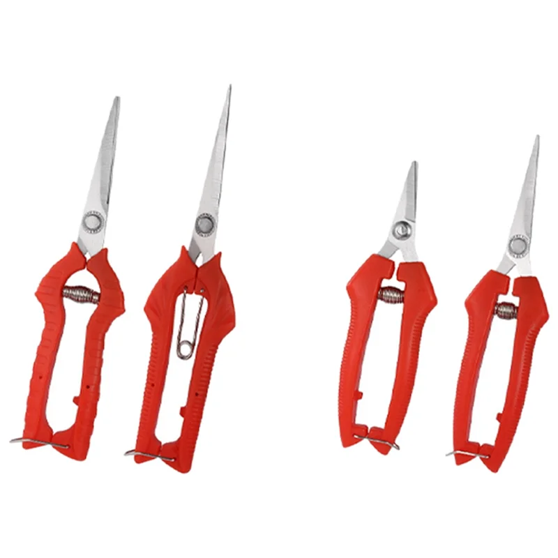 

-AA95 Garden Pruning Shears Potted Branches Scissors Fruit Picking Small Scissors Household Hand Tools