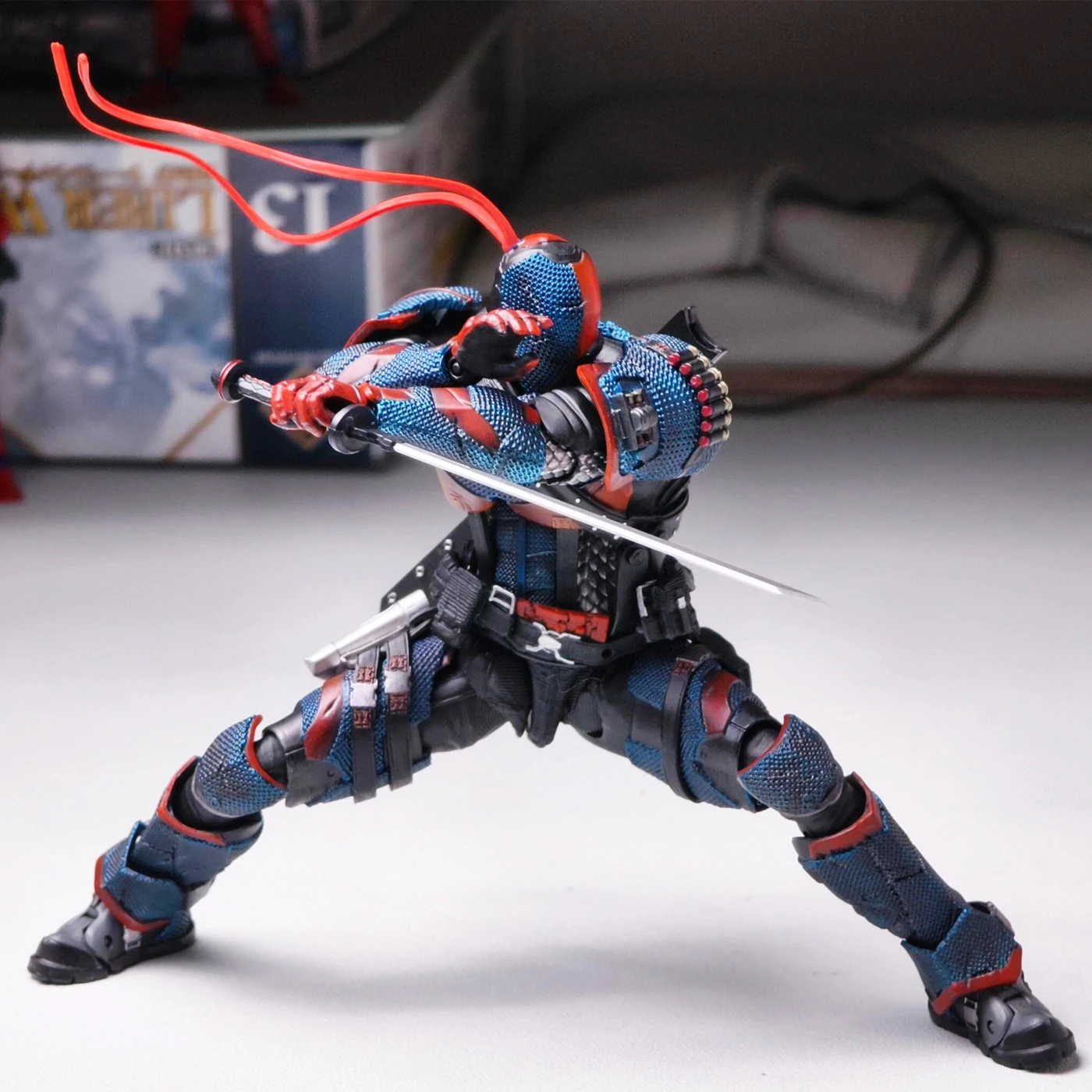 

UPFinegures Deathstroke Action Figures Dc Original Lpzz Toys 1/12 Slade Wilson Movable Batman Collectible Model Figure Toy