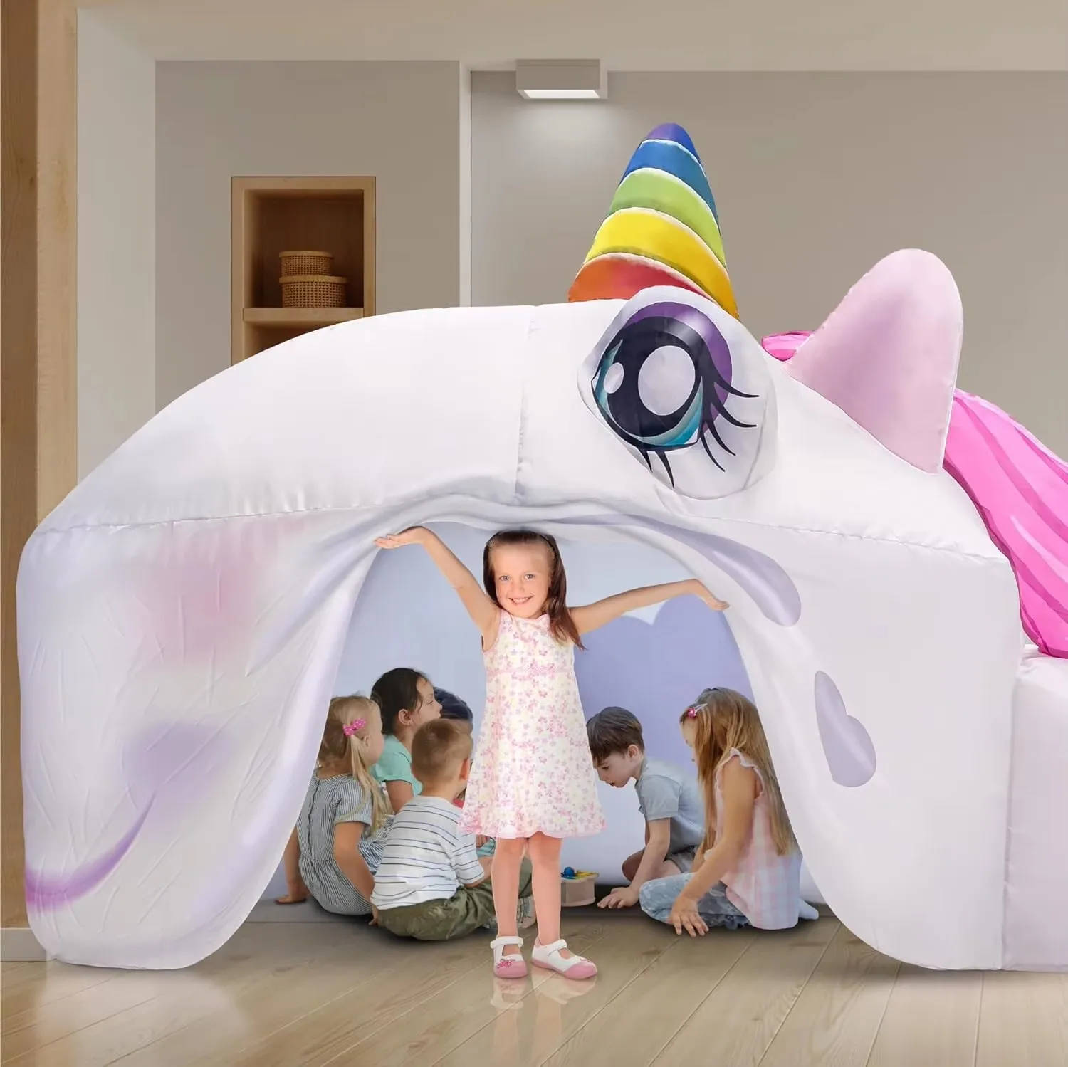 Summer children's inflatable tent toy tent inflatable tent children's game house foldable portable tent