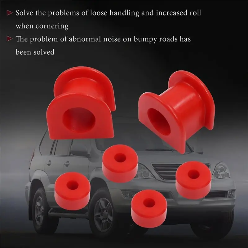 Leading-For Toyota 4Runner 1996-2002 For Lexus GX470 2003-2009 Compatible Front Sway Bar Bushings 8.5141R(26Mm Diameter) Heavy D