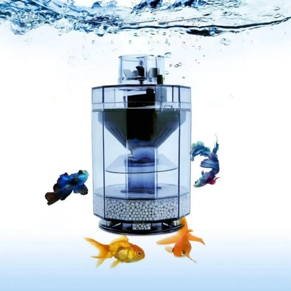 自動魚糞コレクター プラスチック掃除機 魚糞吸引コレクター シングル/三枚刃ホイール