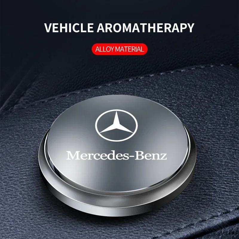Car Air Freshener Solid Perfume Rotaing Aromatherapy Decor Stickers For Mercedes Benz W176 W246 W212 W204 C117 X156 A B C E Ml