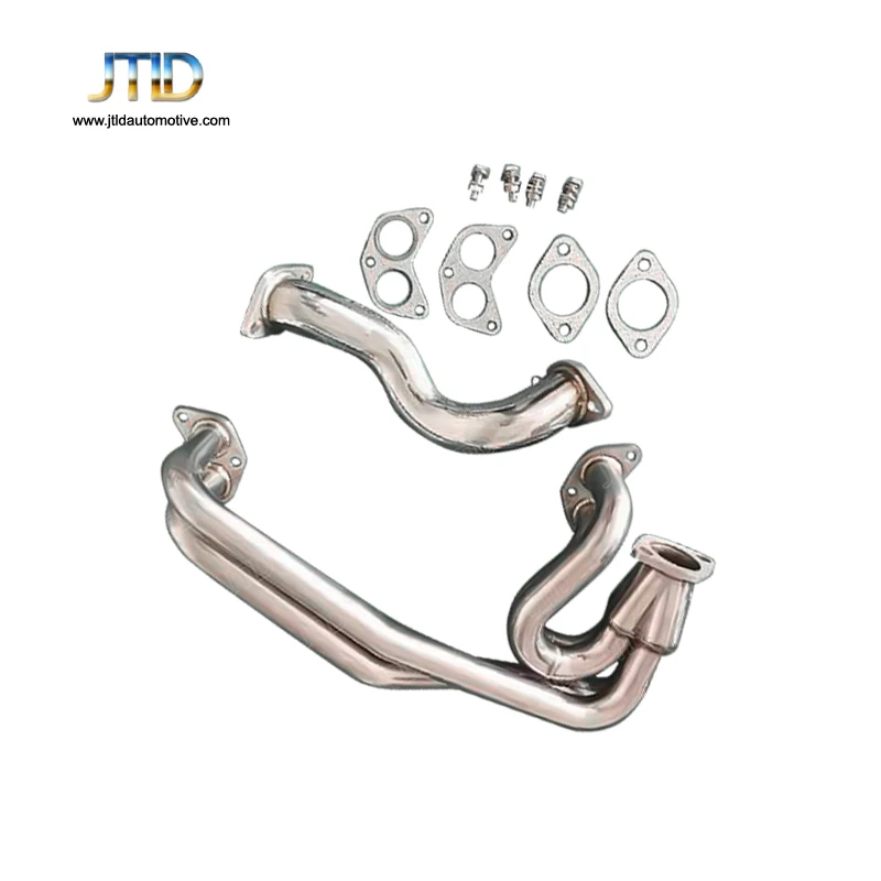 

JTLD unequal length exhaust manifold header for toyota GT86 header with downpipe flange