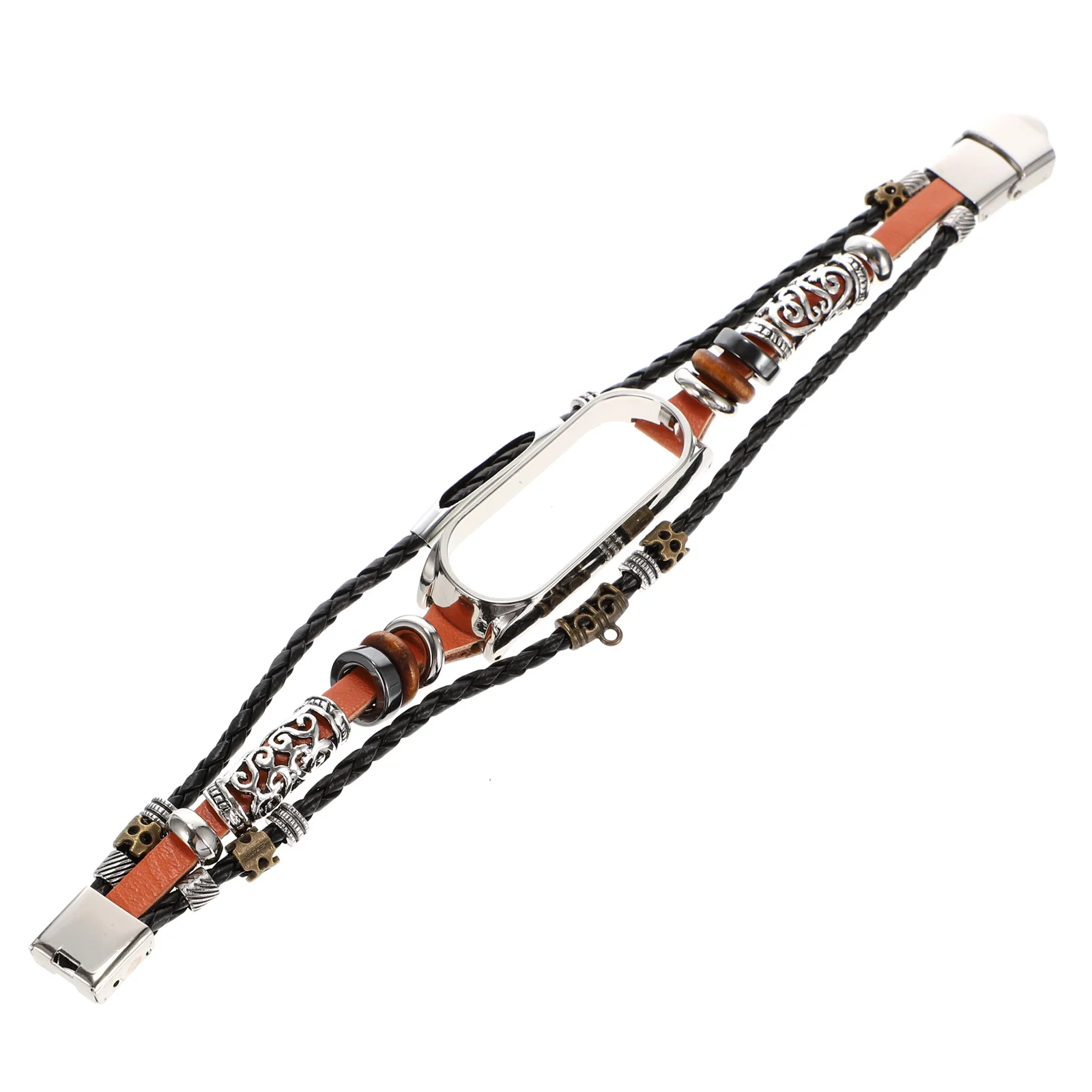 1 قطعة معصمه المعادن خمر الفرقة الذكية حزام دائم مطرز تصميم متوافق 6 المعصم الفرقة المعادن معصمه