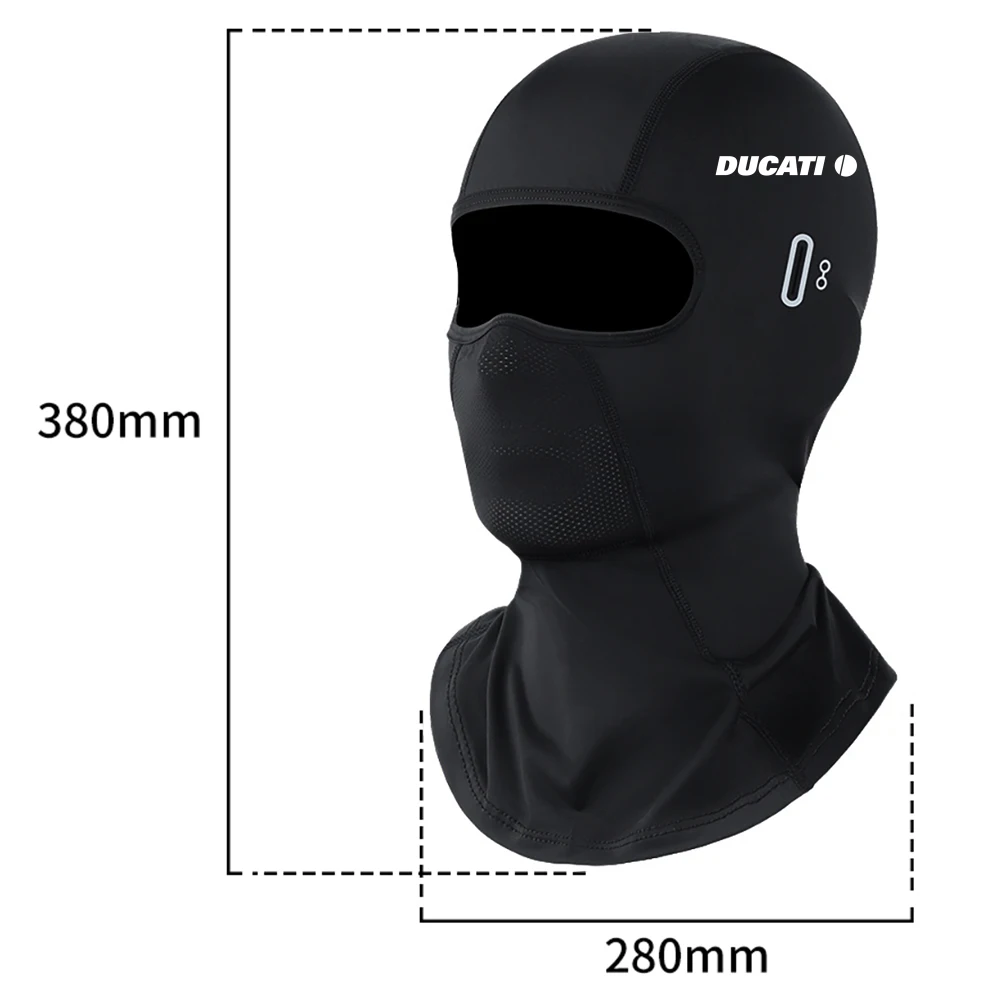 For Ducati Hypermotard 950 Streetfighter Panigale V2 Supersport 950 Motorcycle Balaclava Summer cool Hat Cycling Full Face Mask